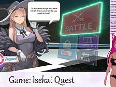 Vtuber Lewdneko Plays Isekai Quest with Creampie Scenes