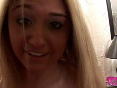 carmella gives amazing blowjob on big cock