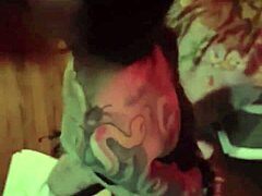 Beautiful Bondaged Girlfriend Gives Blowjob