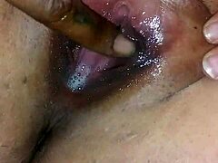 Fat woman squirts while being fucked