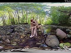 Ana Molly and Belle yank amateurs in outdoor lesbian fingering