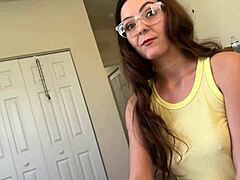 Creampie for My Horny Teen Step Sister Serena Hill in POV Household Fantasy.