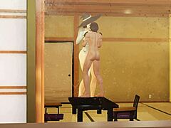 Lady dimitrescu finds you in 4k hentai game