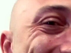 Naughty brunette revels in a hardcore anal pounding session