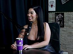 Bisexual Teen Swingers in Lingerie Enjoy Double Male Action with Amy Yamaguchi