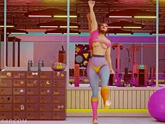 Wanna watch lesbian training in hot 3D anime?