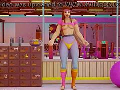 Wanna watch lesbian training in hot 3D anime?