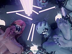 Mass Effect Consulate slams into intense bondage action!