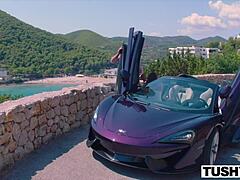 uhh, tushy talia got intense anal with stranger, oops