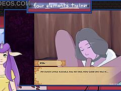 hey, avatar's milfy blowjob bonus is so sexy with big tits moaning 😍