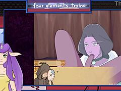 hey, avatar's milfy blowjob bonus is so sexy with big tits moaning 😍