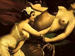 Vintage Erotic Illustration with Classic Sensual Charm