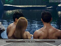 does this tight pussy cheat on her boyfriend at the hot spring?