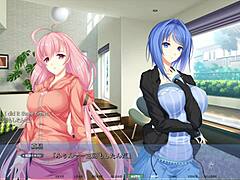 Akumeru Family Harem Route Part 2 Dual Step-Sister Titty Fuck