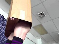 Oblivious stepmom wears costume in steamy scene