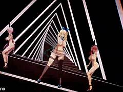 mmd r18 girls dance adorably to luvoratorrrrry