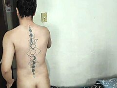 I taught my gay friend to suck pussy with huge anal toys.