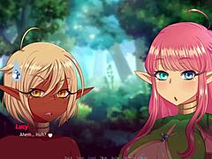 Lucy faces challenges in catching an elf in a series of videos