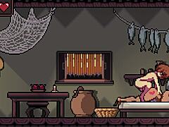 Life with the tribe begins as curvy anime hentai babes with big tits dive into 3d game action