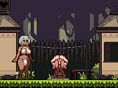 Life with the tribe begins as curvy anime hentai babes with big tits dive into 3d game action