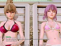 Exploring the harem hotel in episode 107 😊