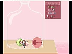 i am a curvy college girl with huge boobs playing a fun game where i assfuck a bottle in my cute outfit, but it's so exciting and horny