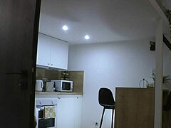 Redhead Latina Wife Teases in Kitchen, No Panties!