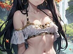 Unexpected 3D Animated Beach Encounter with Sound