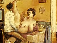 Check out this vintage erotic cartoon art! So cool! 😍