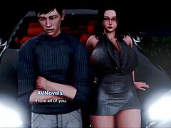 exploring the inn in anime adventure game