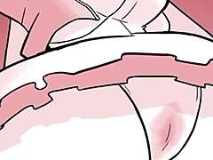 Perfect 2d hentai boob job compilation