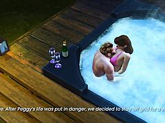 3D animated American hentai with Captain America theme