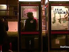 Watch this interracial couple dare to fuck outdoors in public?