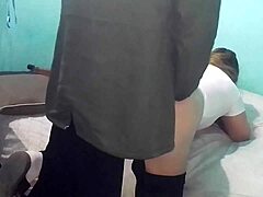 Latina MILF Bent Over In Doggystyle Fuck