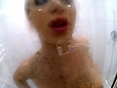 Nikki Benz Soaps Up Her Big Natural Tits for Dirty Talk Fun