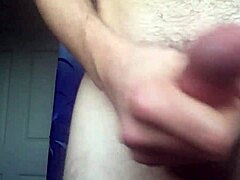 caught masturbating in bath over solo gay porn, learned lesson with cumshot in part one
