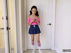 Stepson caught Kiley Jay in the act of watching porn