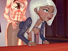 Mirage from Incredibles in wild 3D cartoon banging fantasy!