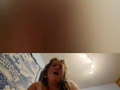 Beautiful BBW rides hard cock in steamy POV action