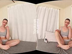 Yanks Flexible Beauty Iris Ives Fingers Herself To Intense Orgasm