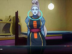 Beautiful Bulma’s big boobs and great skills in anime game