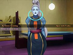 Beautiful Bulma’s big boobs and great skills in anime game