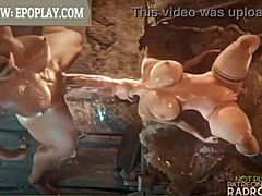 Lara Croft takes hard fucking in 3D
