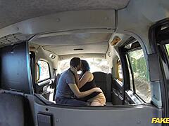 Fake Taxi: Horny Couple's Random Backseat Hardcore Sex in Car