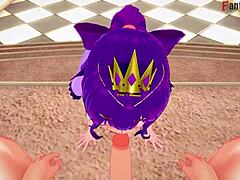 Watch Scáthach-Skadi having intense sex on the throne in free POV?