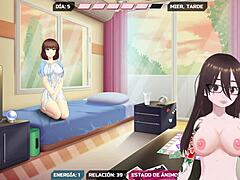 Anime Hentai Babe with Big Tits Dominates in Juguemos Memory 02