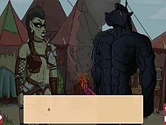 Want to get snu snu by the busty orc in Queen's Brothel P9?