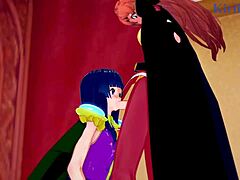 Want to see Sylphiel and Lina in futanari sex?