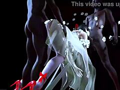 i watch two bbc guys fuck this bigboobs chick in 3d