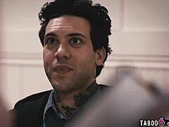 that emo student gets her pussy licked and ass fucked right after class